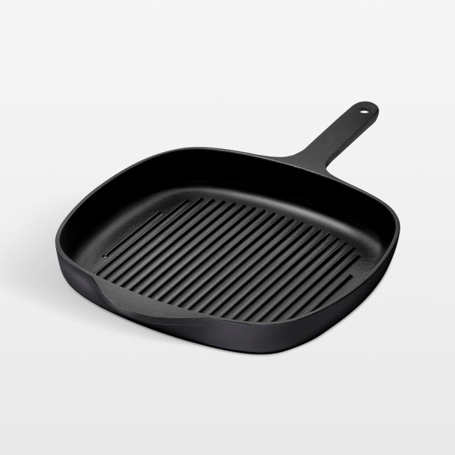 Caraway ® Charcoal Enameled Cast Iron 10.5" Grill Pan - Image 0