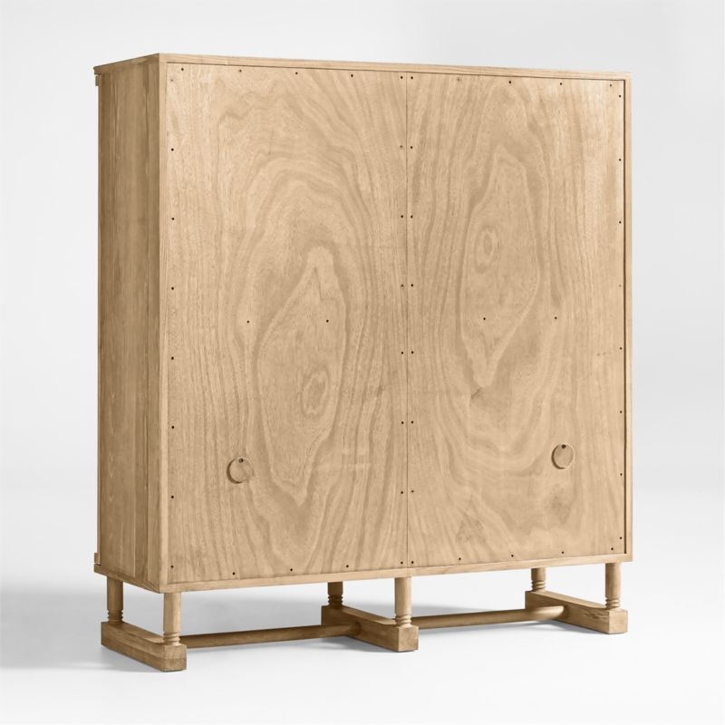 Le Panneau Oak Wood Storage Cabinet by Athena Calderone - Image 8