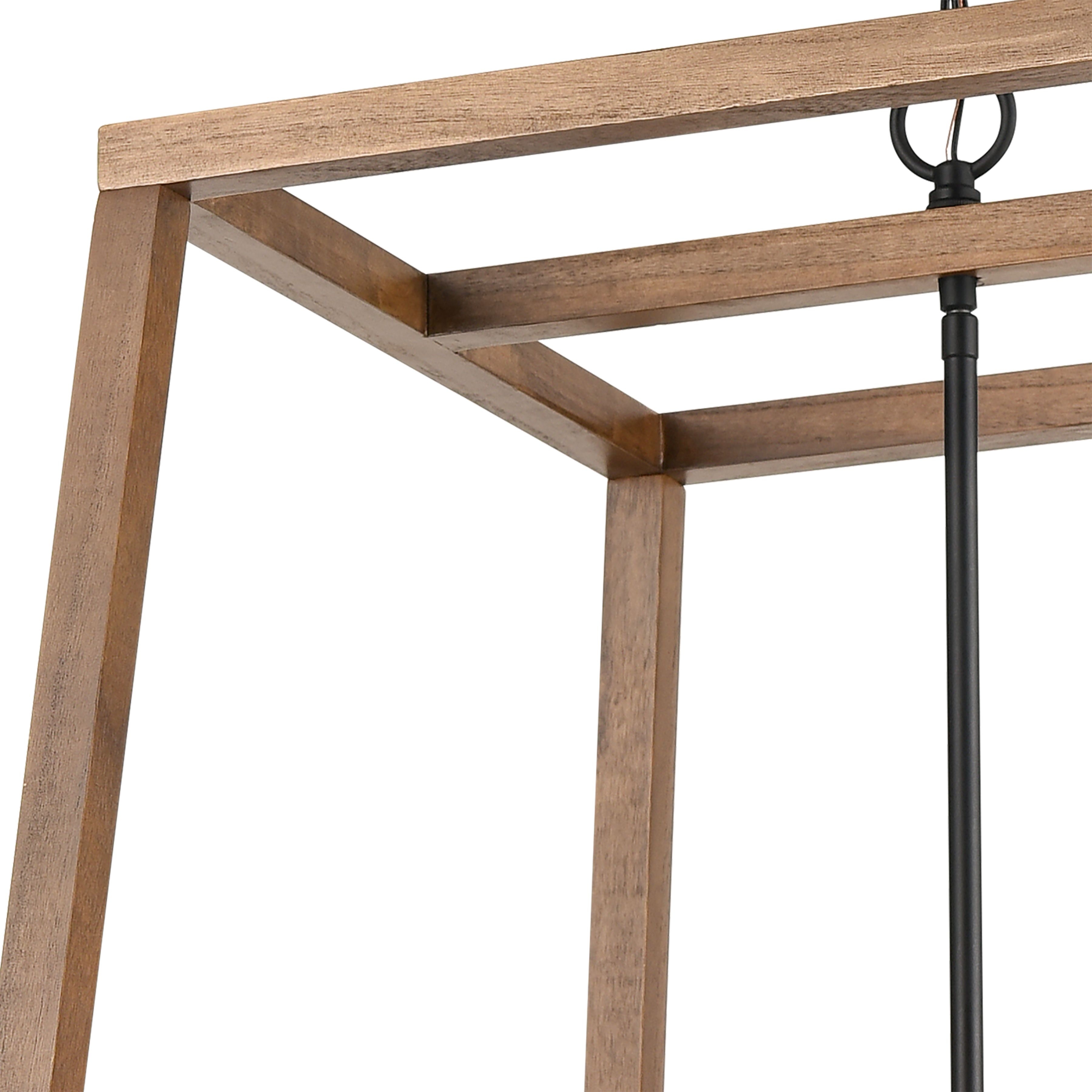 Barrow 22'' Wide 6-Light Chandelier - Matte Black - Image 1