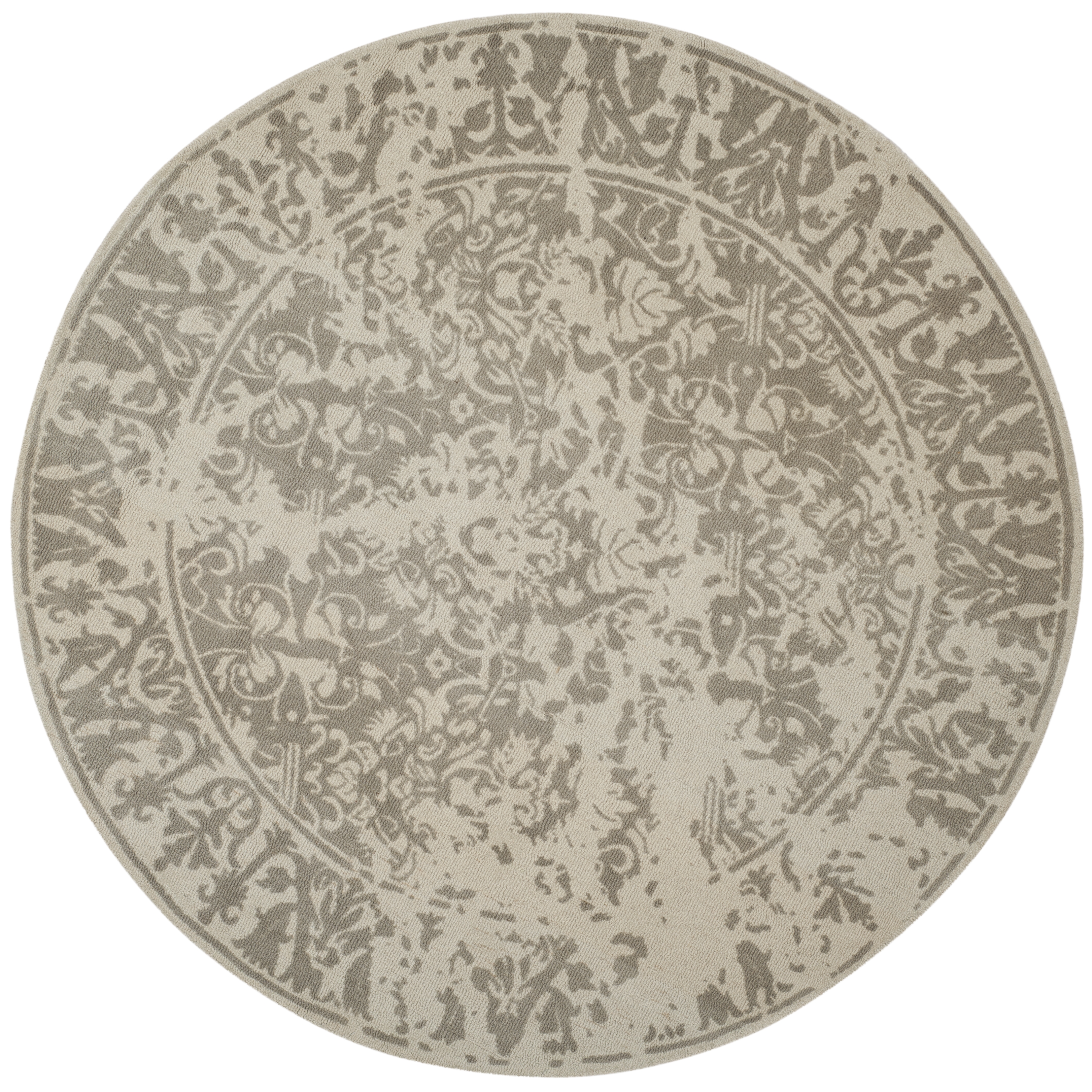 Arlo Home Hand Tufted Area Rug, RVT103K, Light Sage,  6' X 6' Round - Image 0