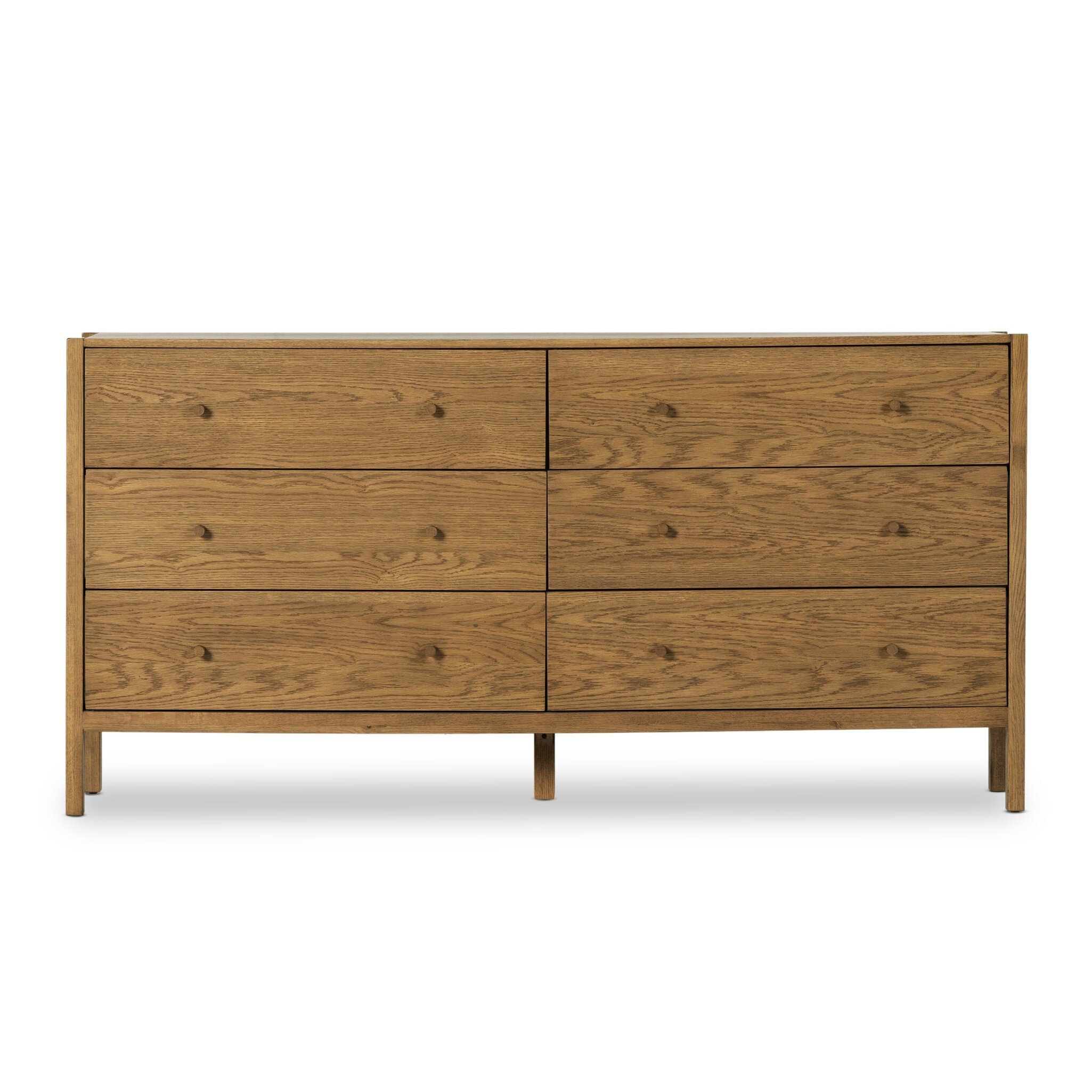Meadow 6 Drawer Dresser - Tawny Oak - Image 4