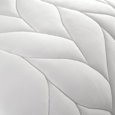 Puffy Comforter, Full/Queen, White - Image 1