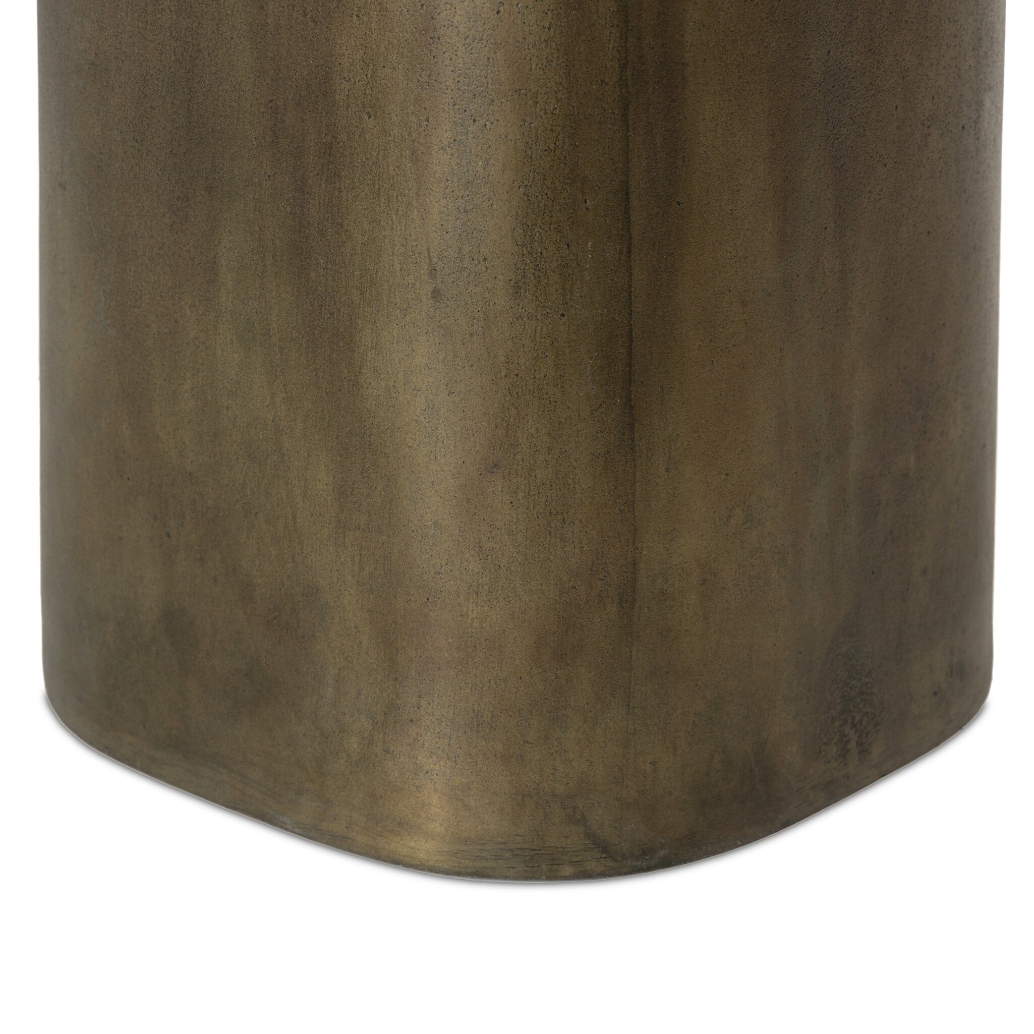 Odessa End Table - Textured Aged Brass - Image 5