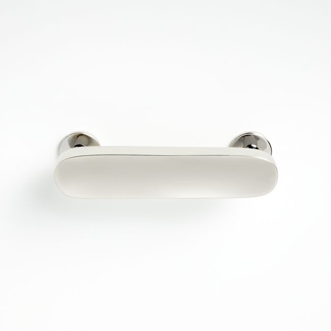Oval 3" Polished Nickel Bar Pull - Image 0