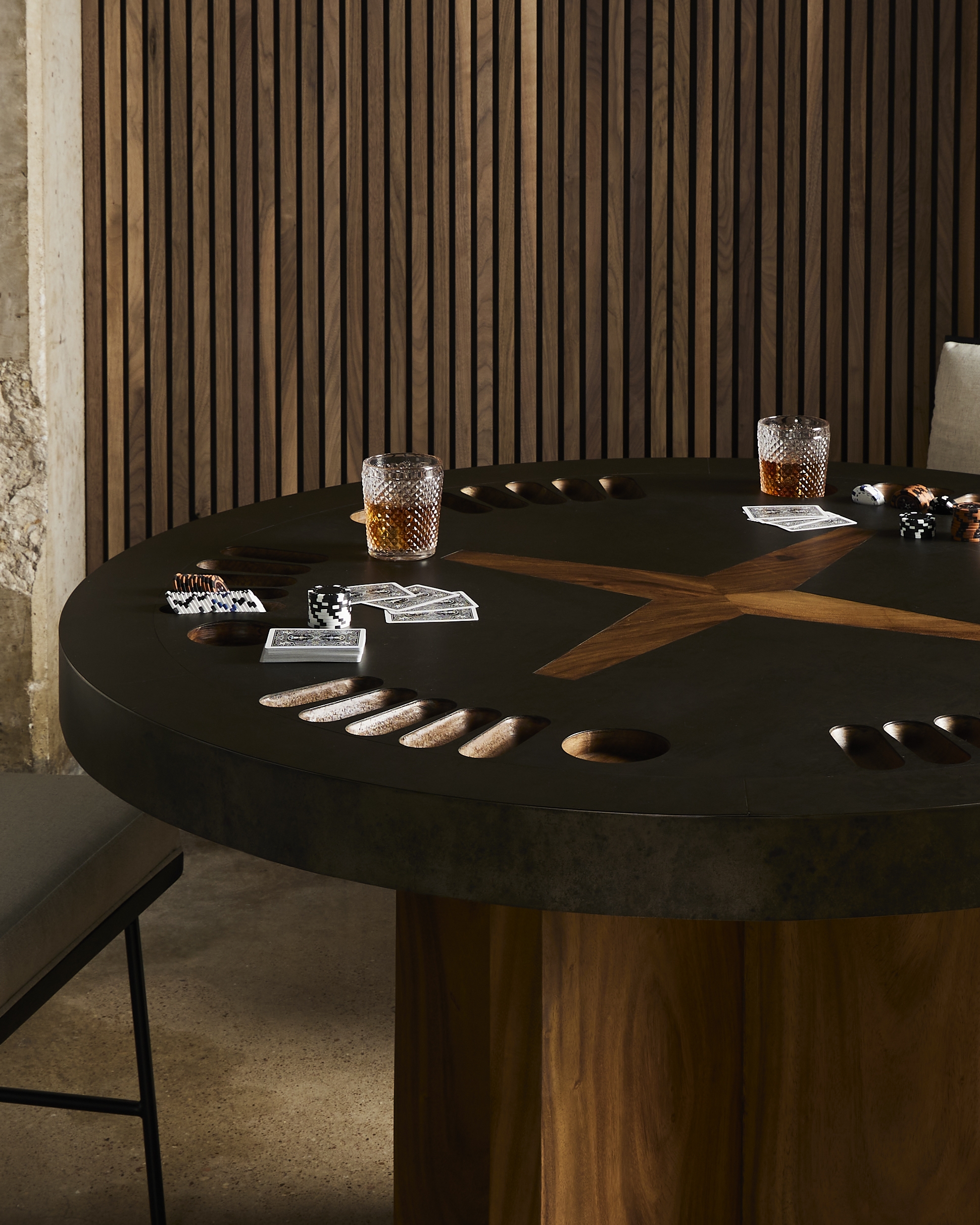 Poker Table-Natural Brown Guanacaste - Image 11