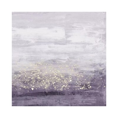 Amethyst Glitter I by Jennifer Goldberger - Picture Frame Painting Print - Image 0