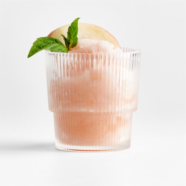 Atwell 11-Oz. Acrylic Stackable Ribbed Double Old-Fashioned Glass - Image 0