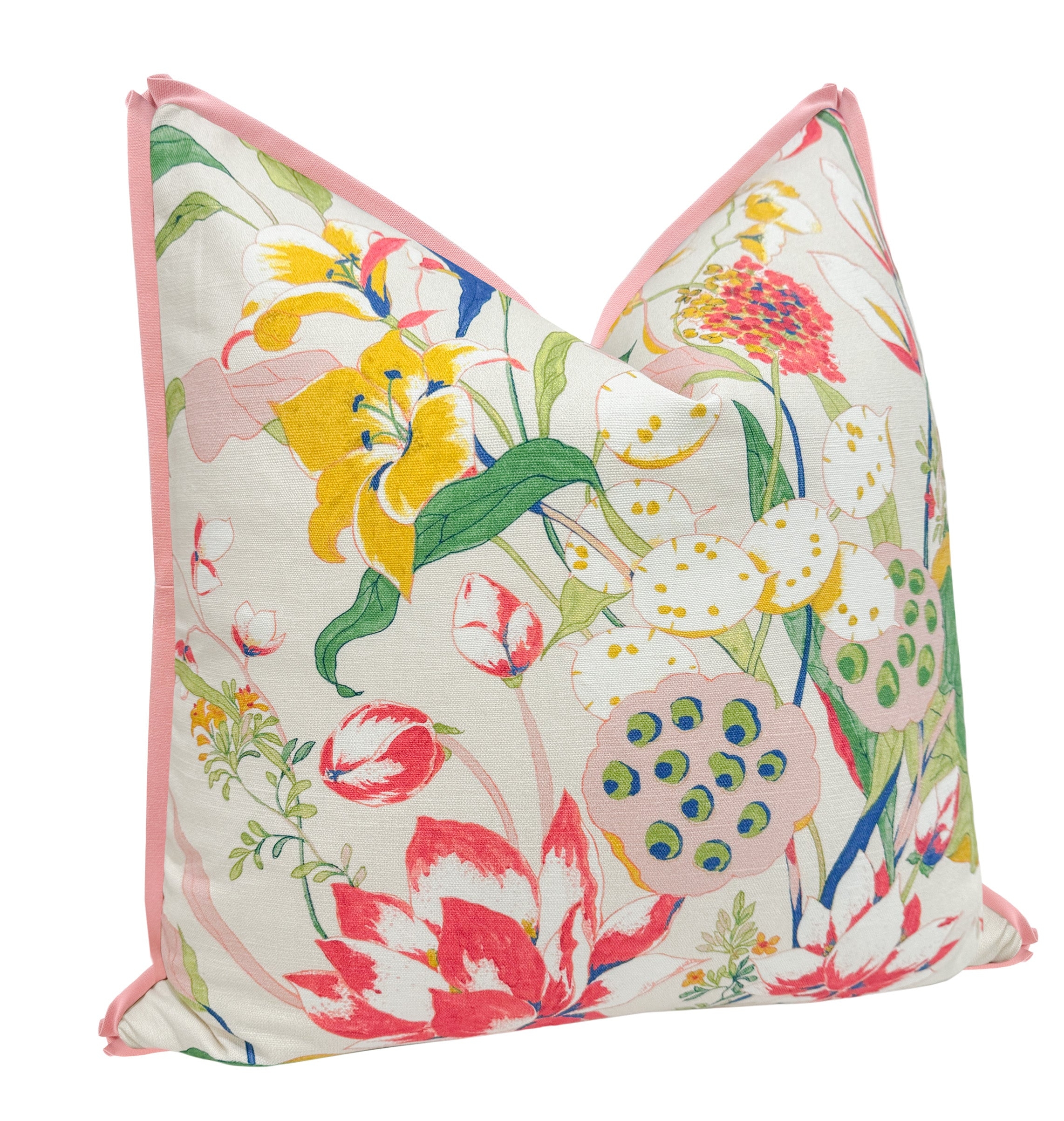 WATERLILY // BLUSH | LDC - 20" X 20" / BUTTERFLY FLANGE / Blush - Image 1