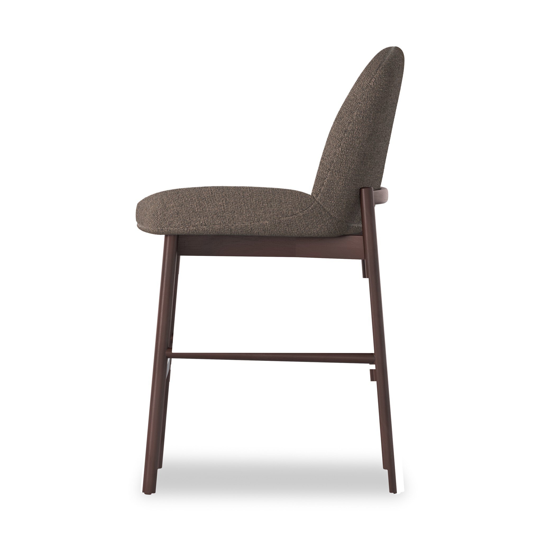 Sora Armless Bar + Counter Stool - Gibson Mink - Image 4