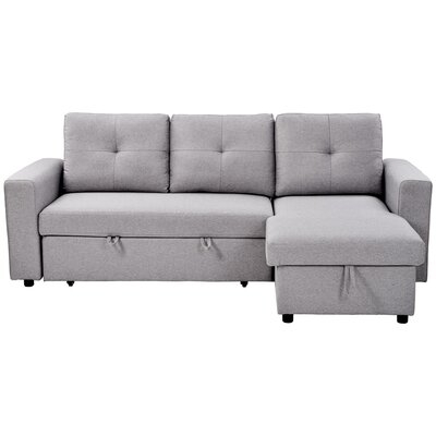 90" Wide Reversible Sleeper Sofa & Chaise - Image 0