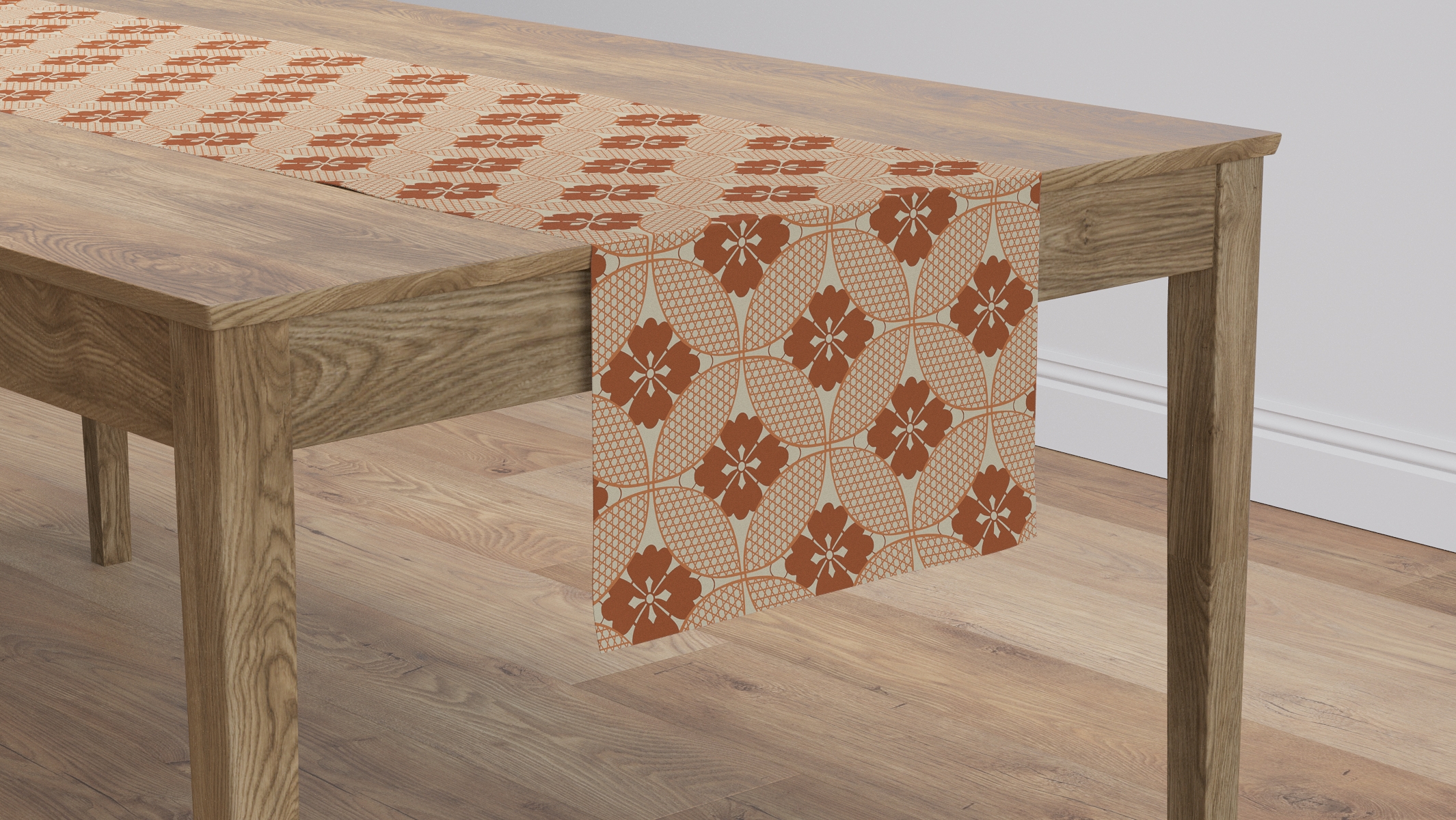 Table Runner 16" x 90", Coral Solaire, 16" x 90" - Image 0