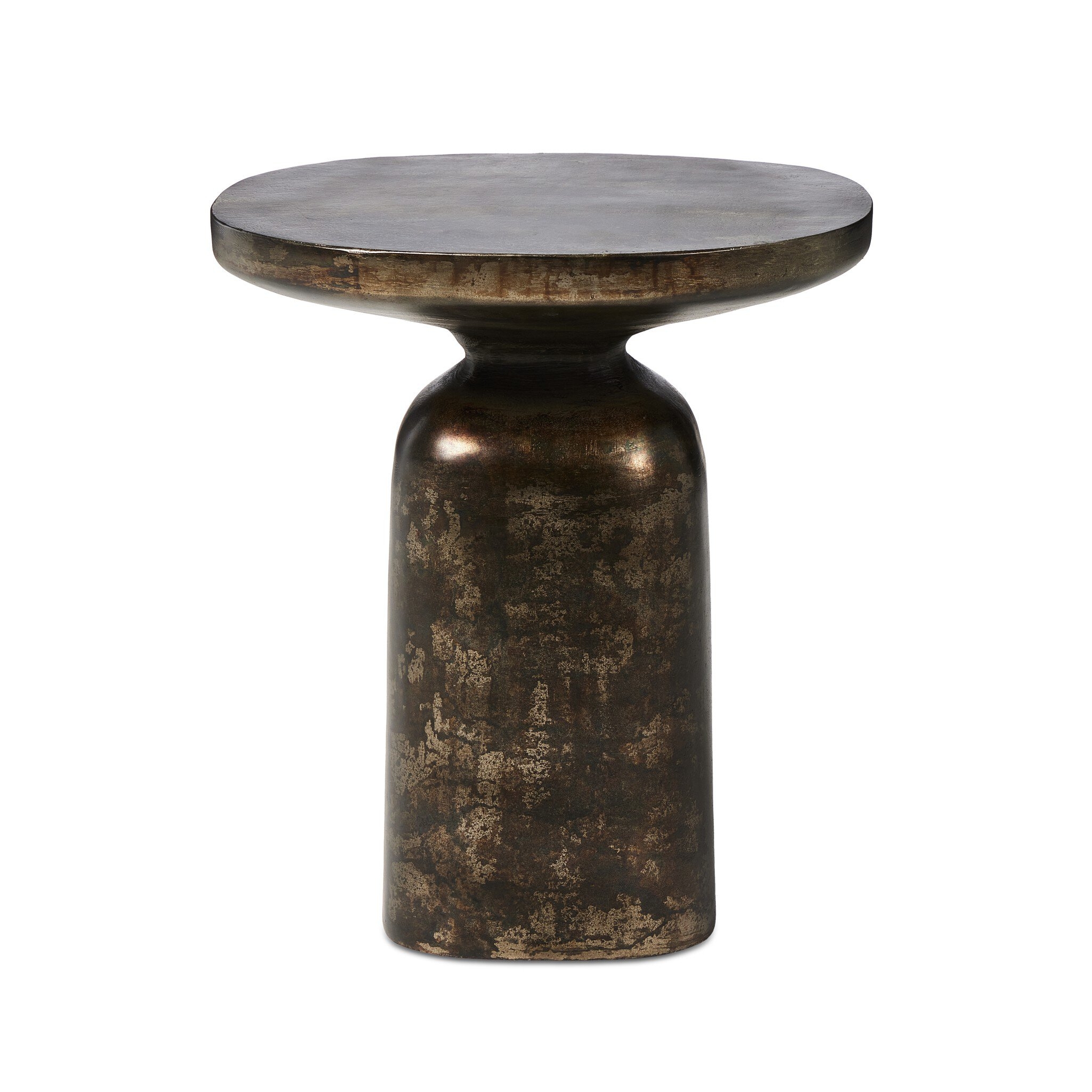 Odessa End Table - Distressed Bronze - Image 2