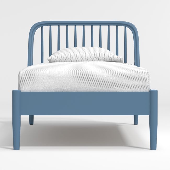 Bodie Blue Spindle Twin Bed - Image 0