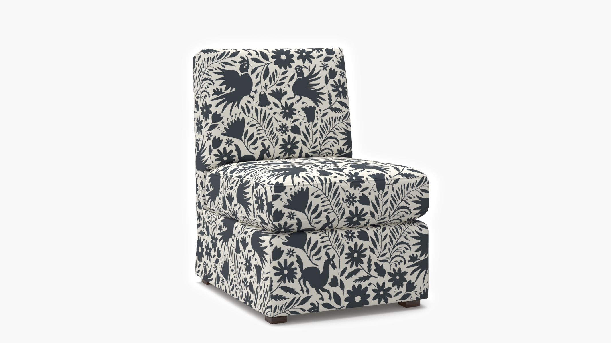 Classic Slipper Chair, Ink Frida - Image 1