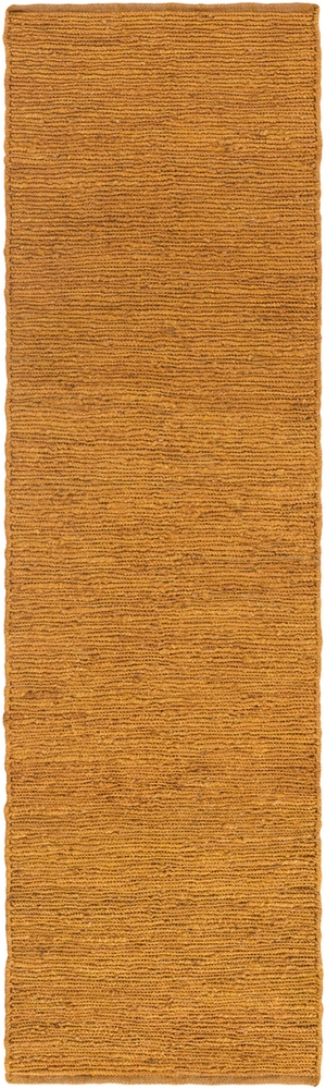 Purity Orange Indoor 2'3" x 8' Handmade Rug - Image 0