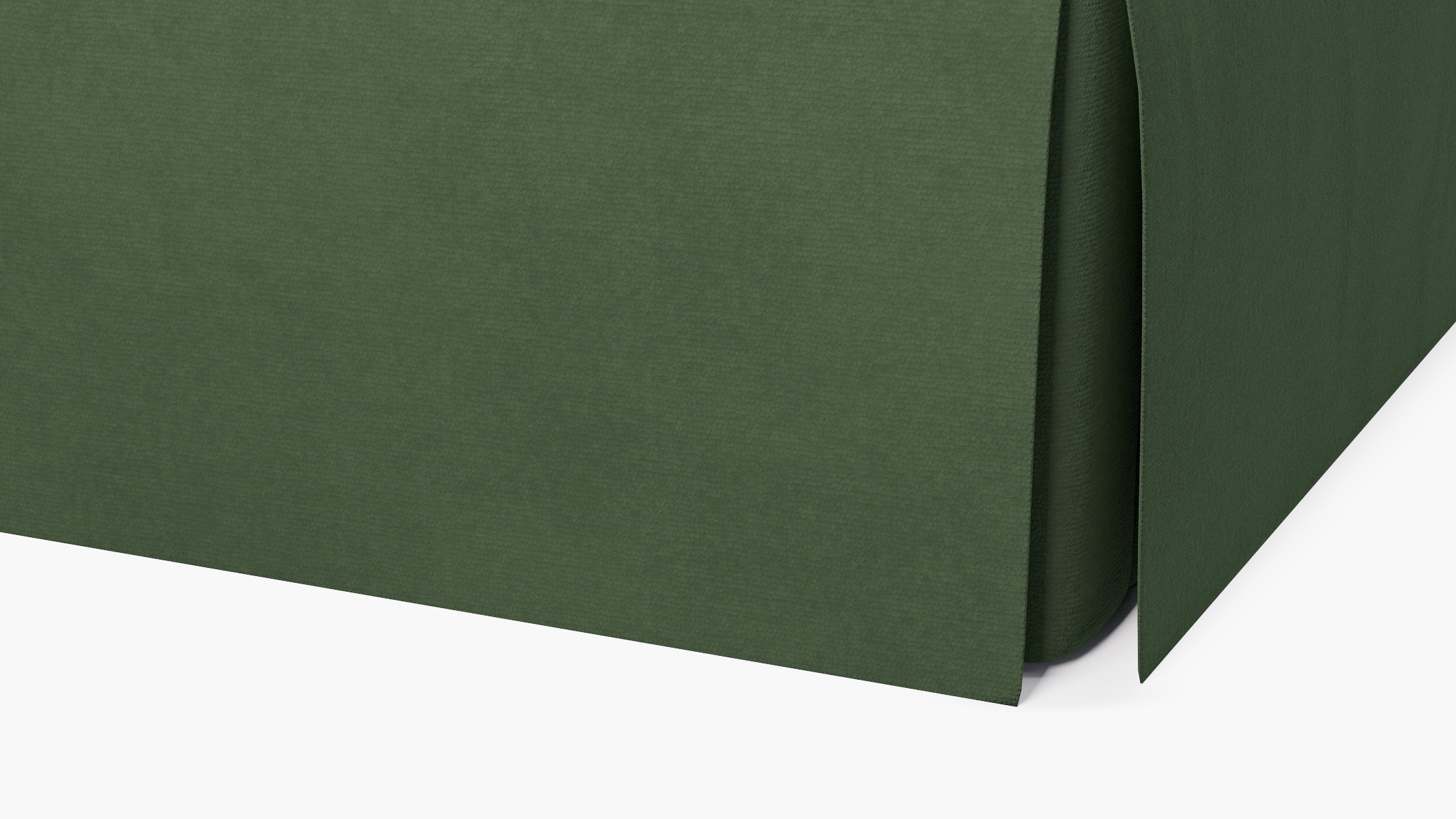 Skirted Track Arm Sofa, Emerald Luxe Velvet, Extra Deep (43") - Image 6