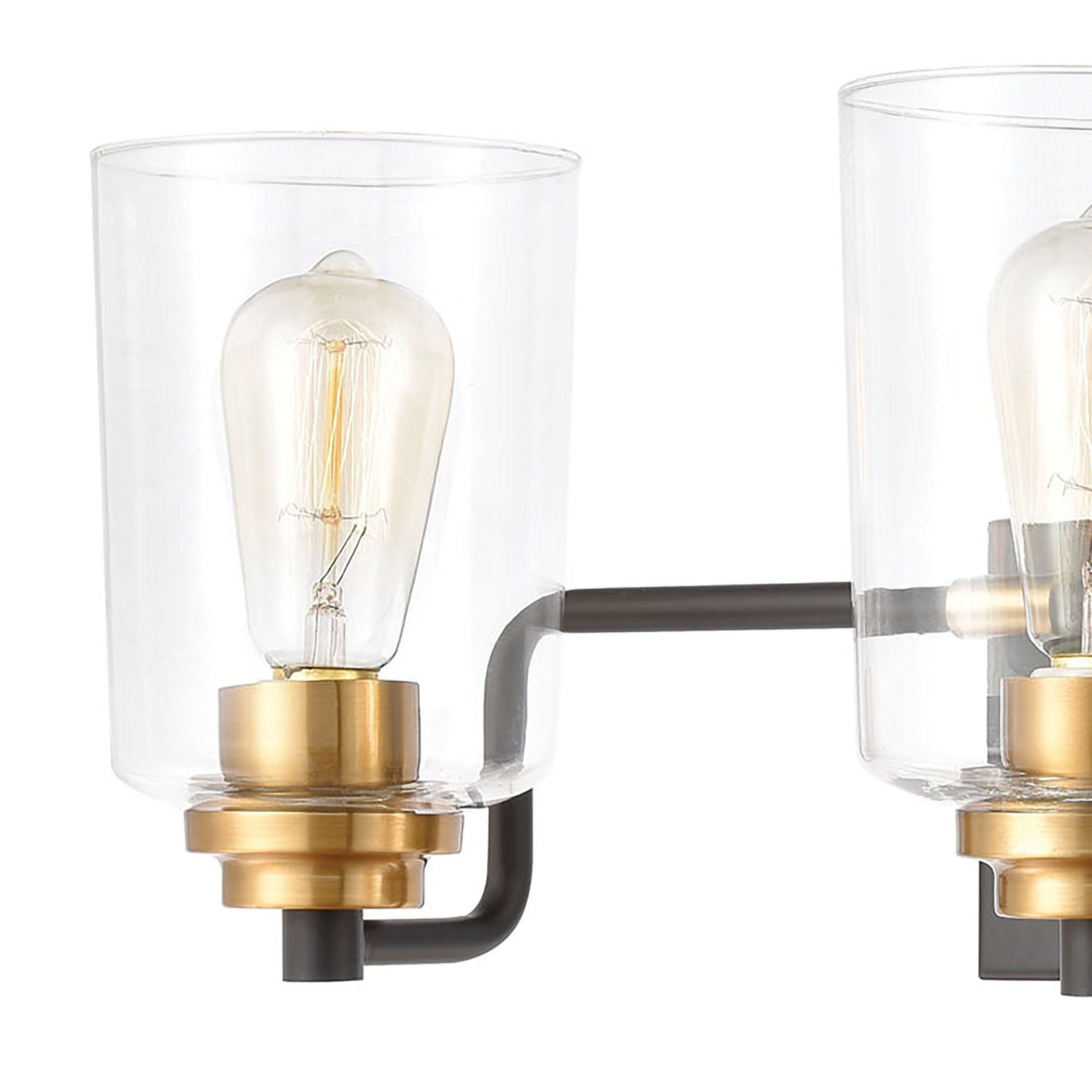Robins 23'' Wide 3-Light Vanity Light - Matte Black - Image 4