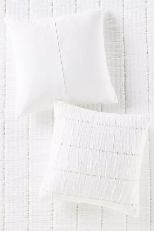Striped Cotton Gauze Euro Sham - Image 0