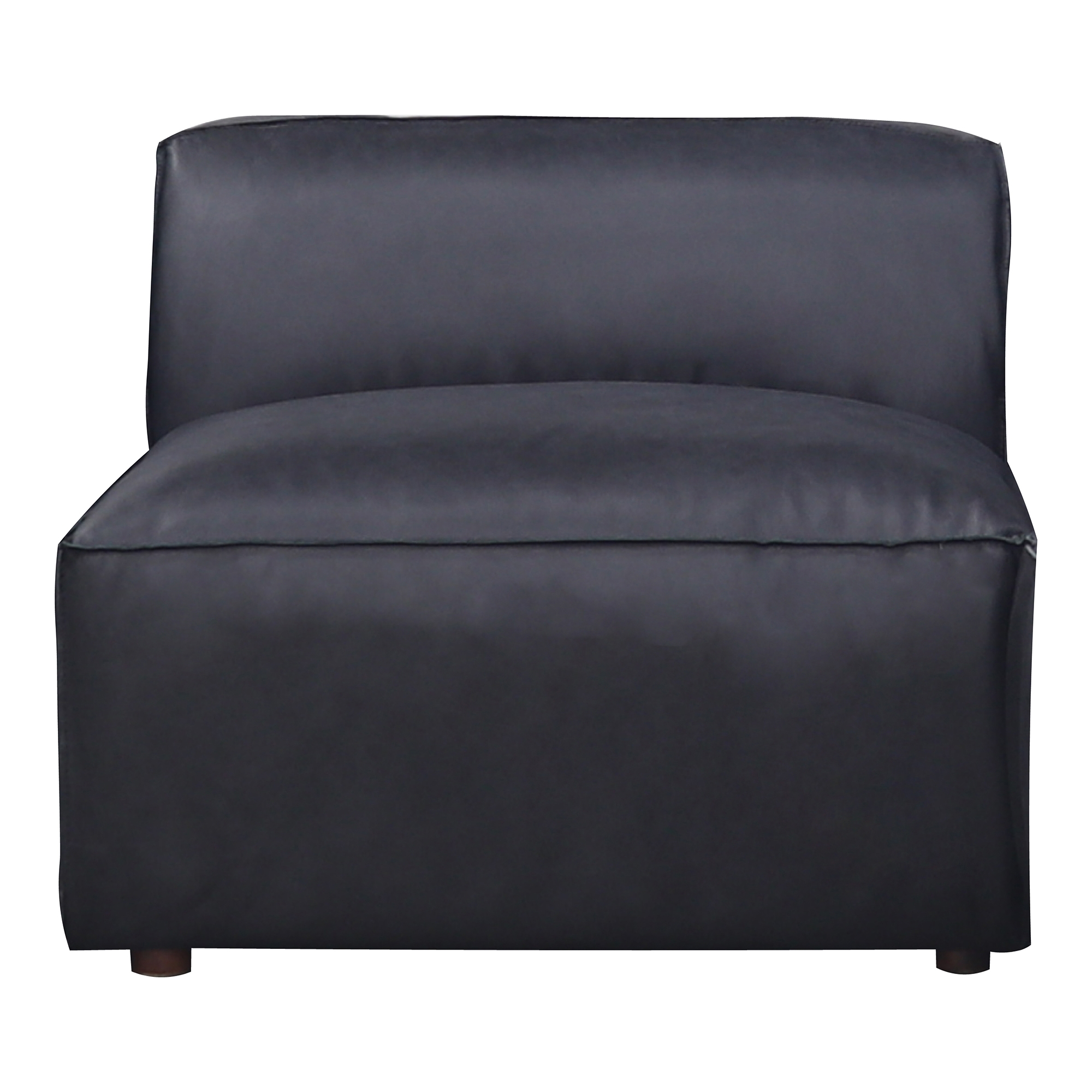 Form Slipper Chair Vantage Black Leather - Image 0