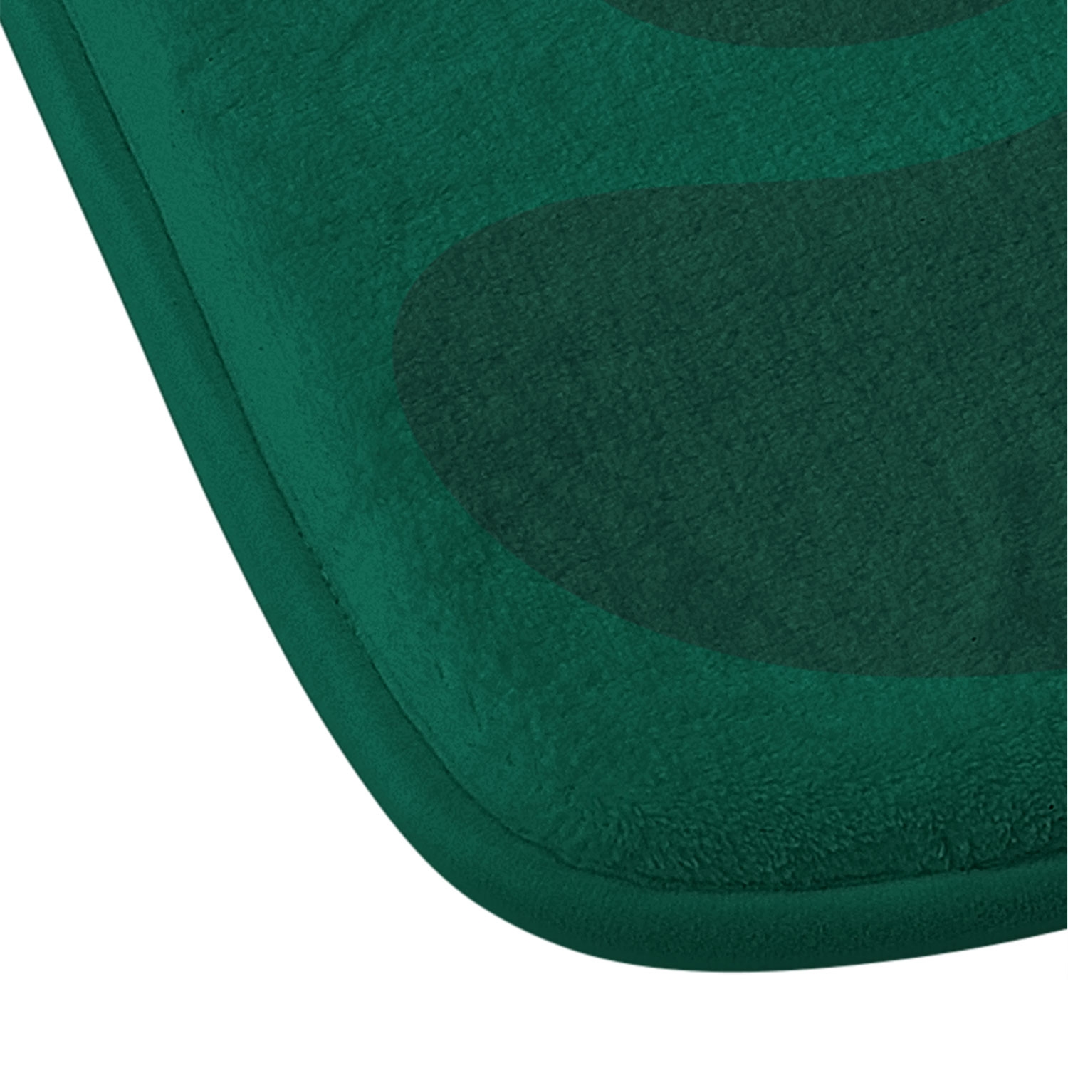 Playful Green by Camilla Foss - Memory Foam Bath Mat 17" x 24" - Image 2