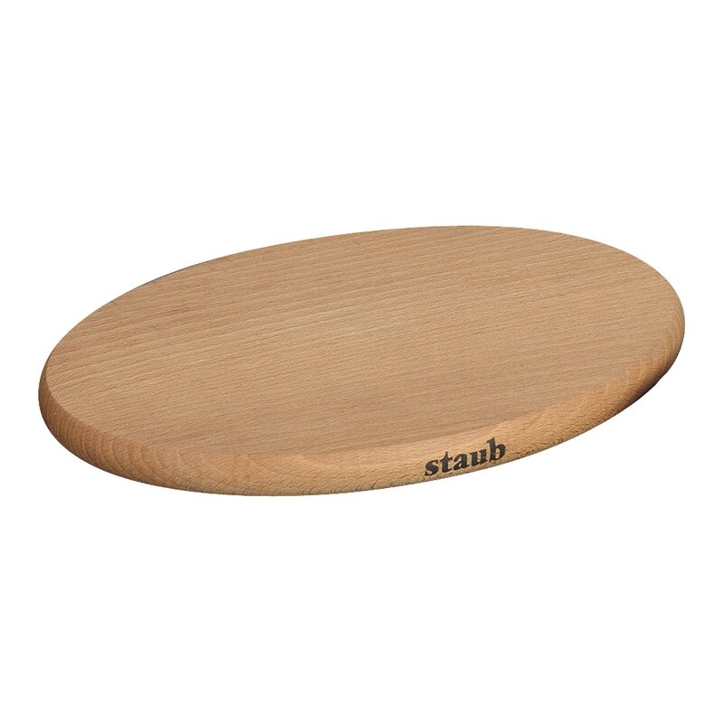 Staub Staub Magnetic Oval Wood Trivet - Image 0