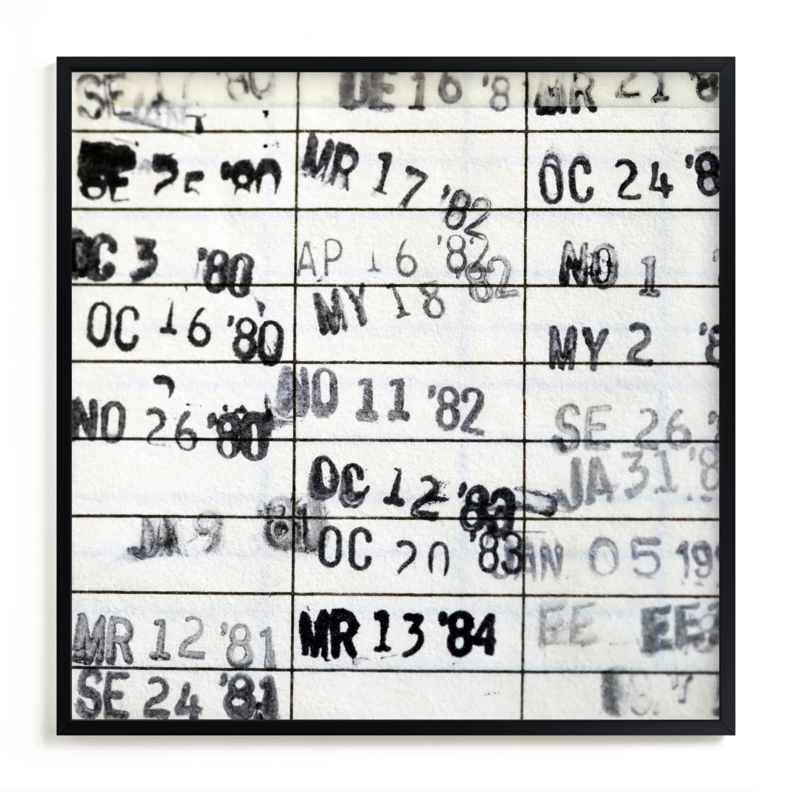 Date Due Limited Edition Fine Art Print 2 - Image 0