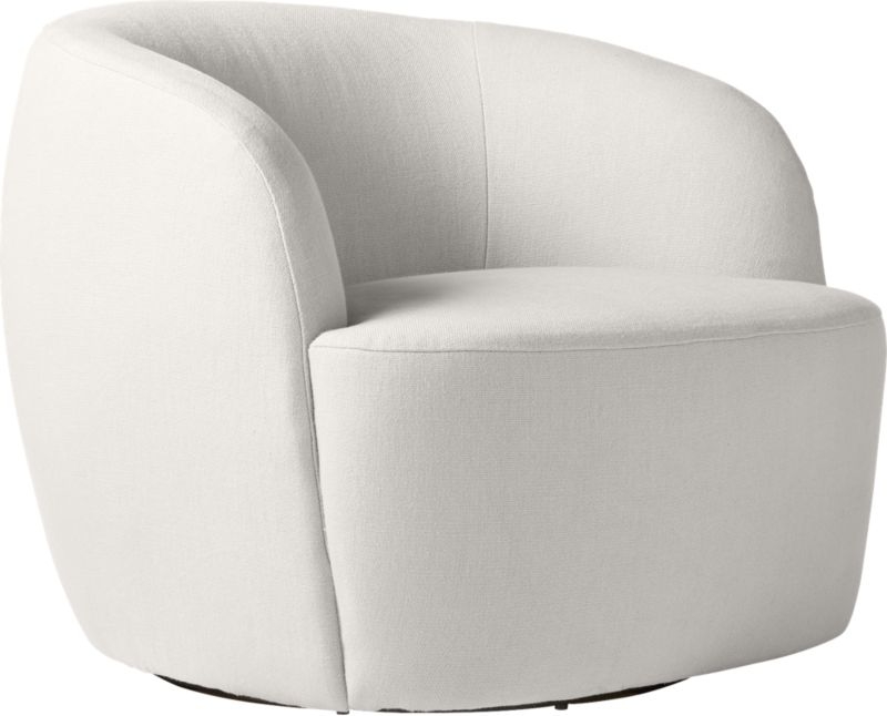 Gwyneth Grey Linen Chair - Image 2