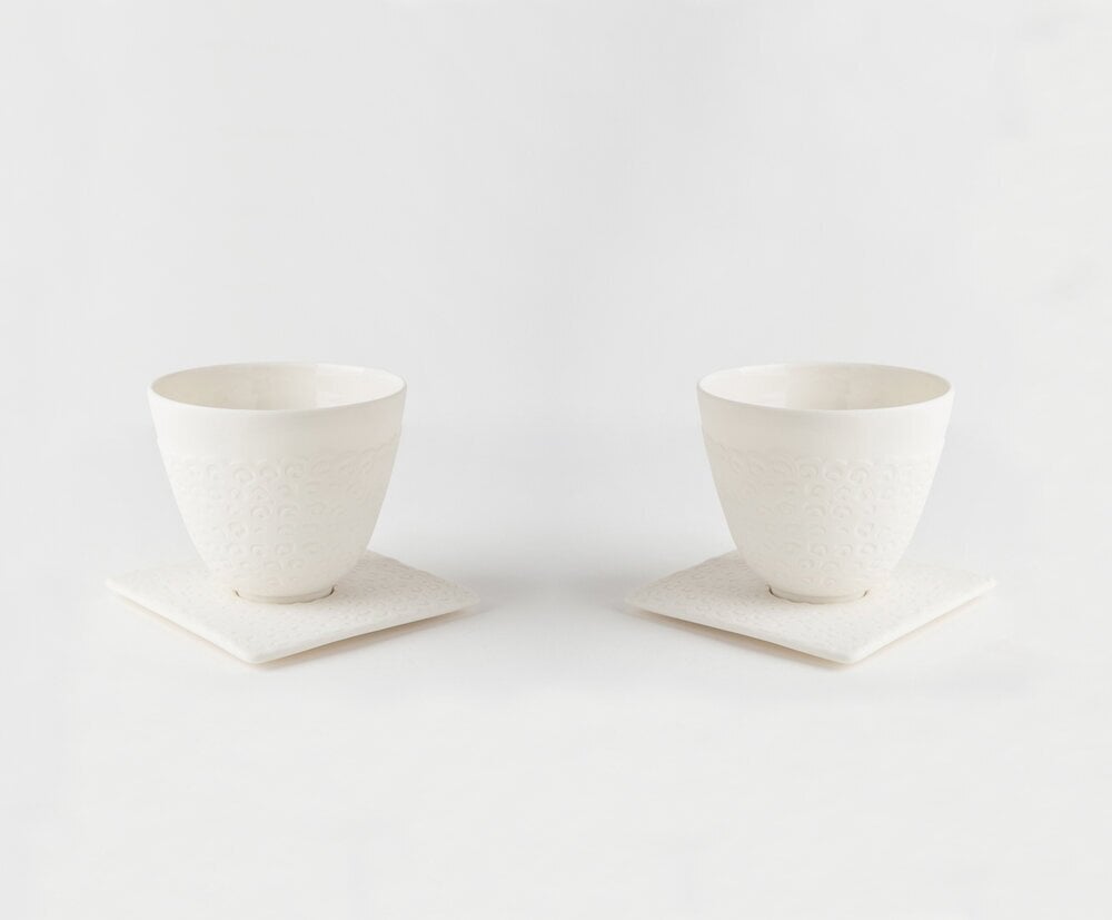 "Marie Burgos Design Teacup Cup & Saucer" - Image 0