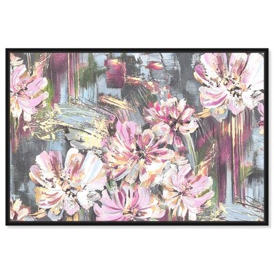 Floral And Botanical 'Flowers Pastel Abstract' Florals By Oliver Gal Wall Art Print - Image 0