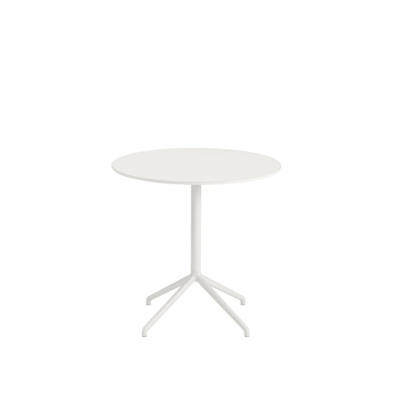 Muuto Still Café Table Color: White Nanolaminate/White, Size: Dining Height - 28.7" - Image 0