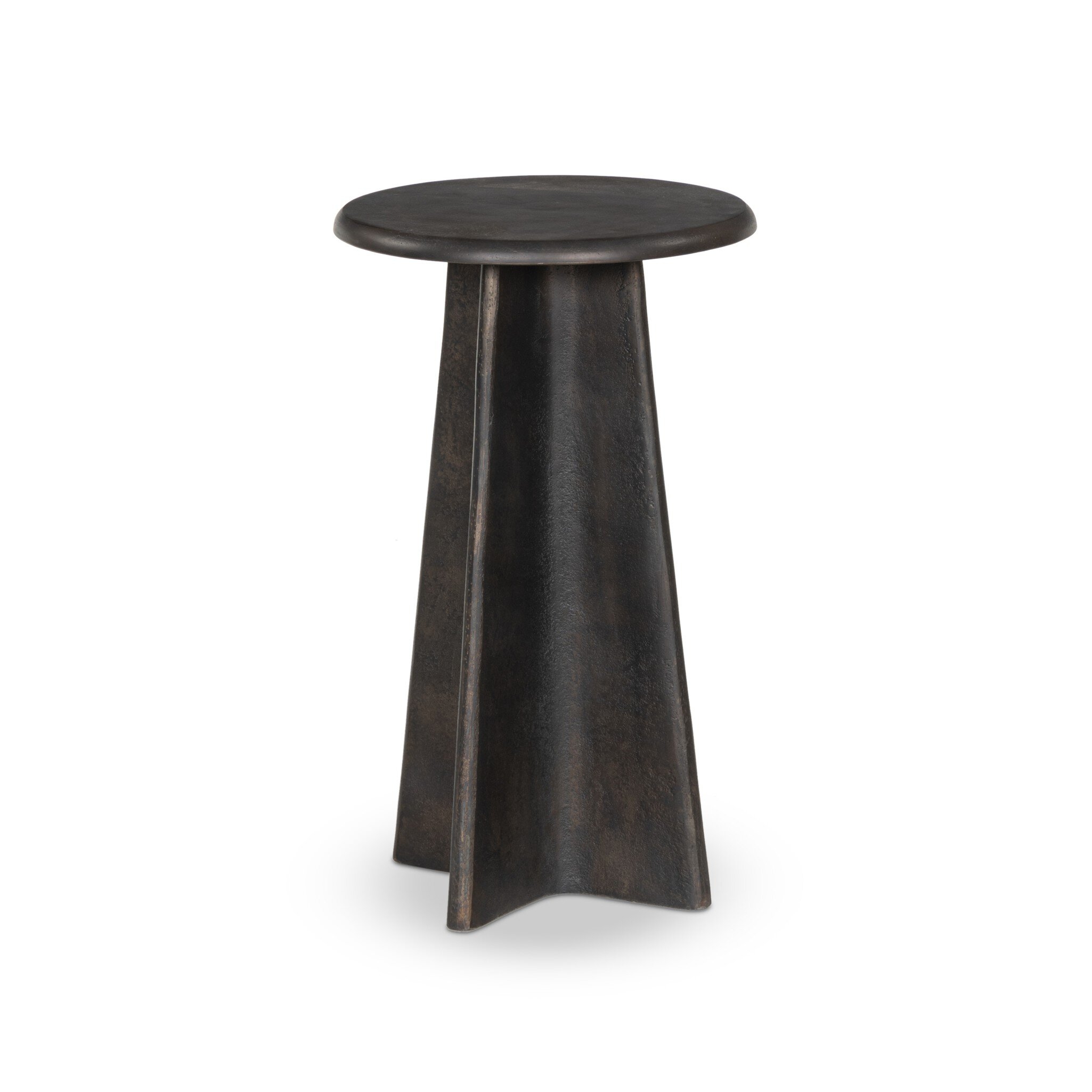 Remo End Table - Distressed Bronze - Image 1