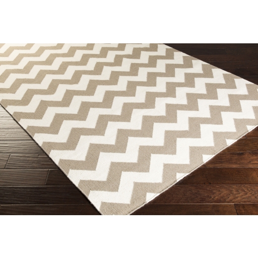 Frontier Beige Indoor 9' x 13' Handmade Rug - Image 2