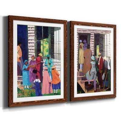  Going To Church-Premium Framed Canvas - Ready To Hang - Image 0