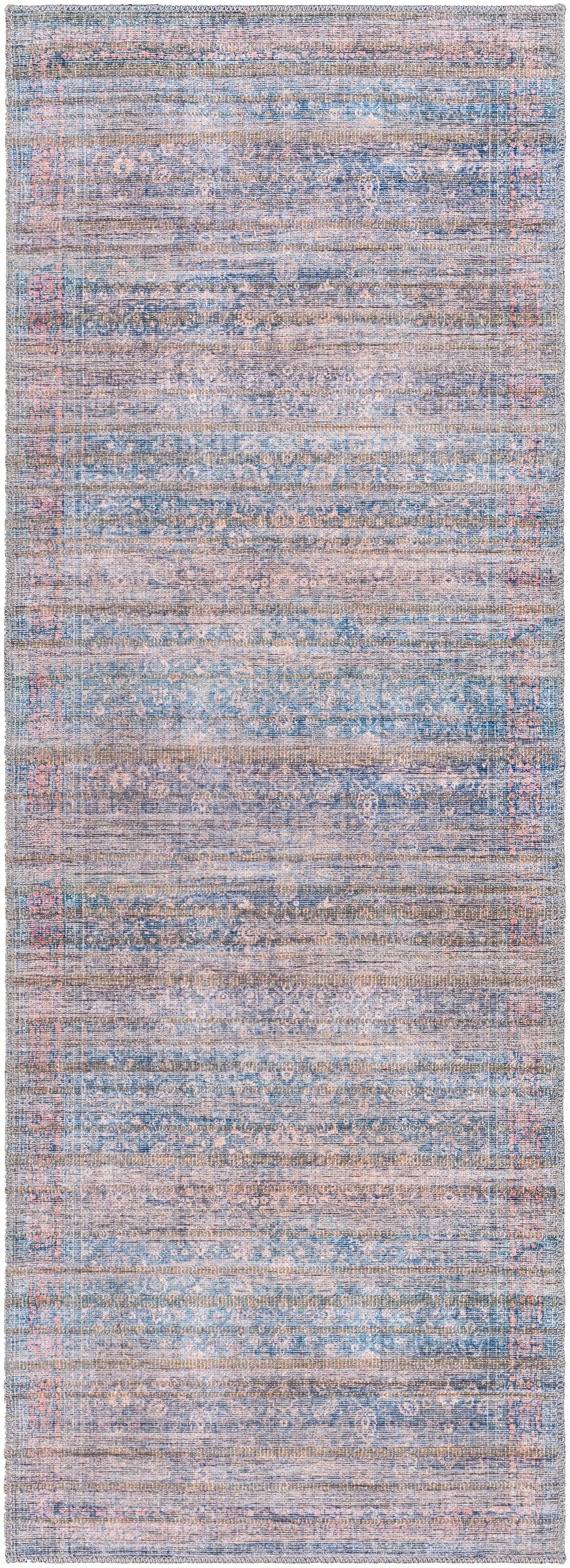 Cobb Gray Indoor 2'7" x 7'3" Machine Woven Rug - Image 0
