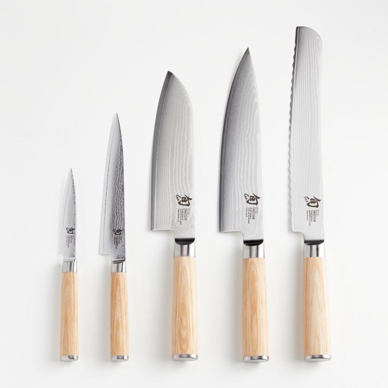 Shun ® Classic Blonde 7" Santoku Knife - Image 1