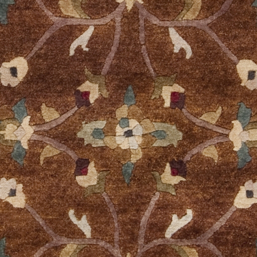 Anastacia Brown Indoor 8' x 11' Handmade Rug - Image 1