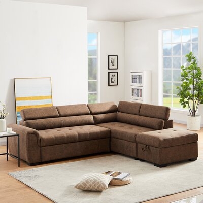 Nailwell Right Hand Facing Sleeper Corner Sectional - Image 0