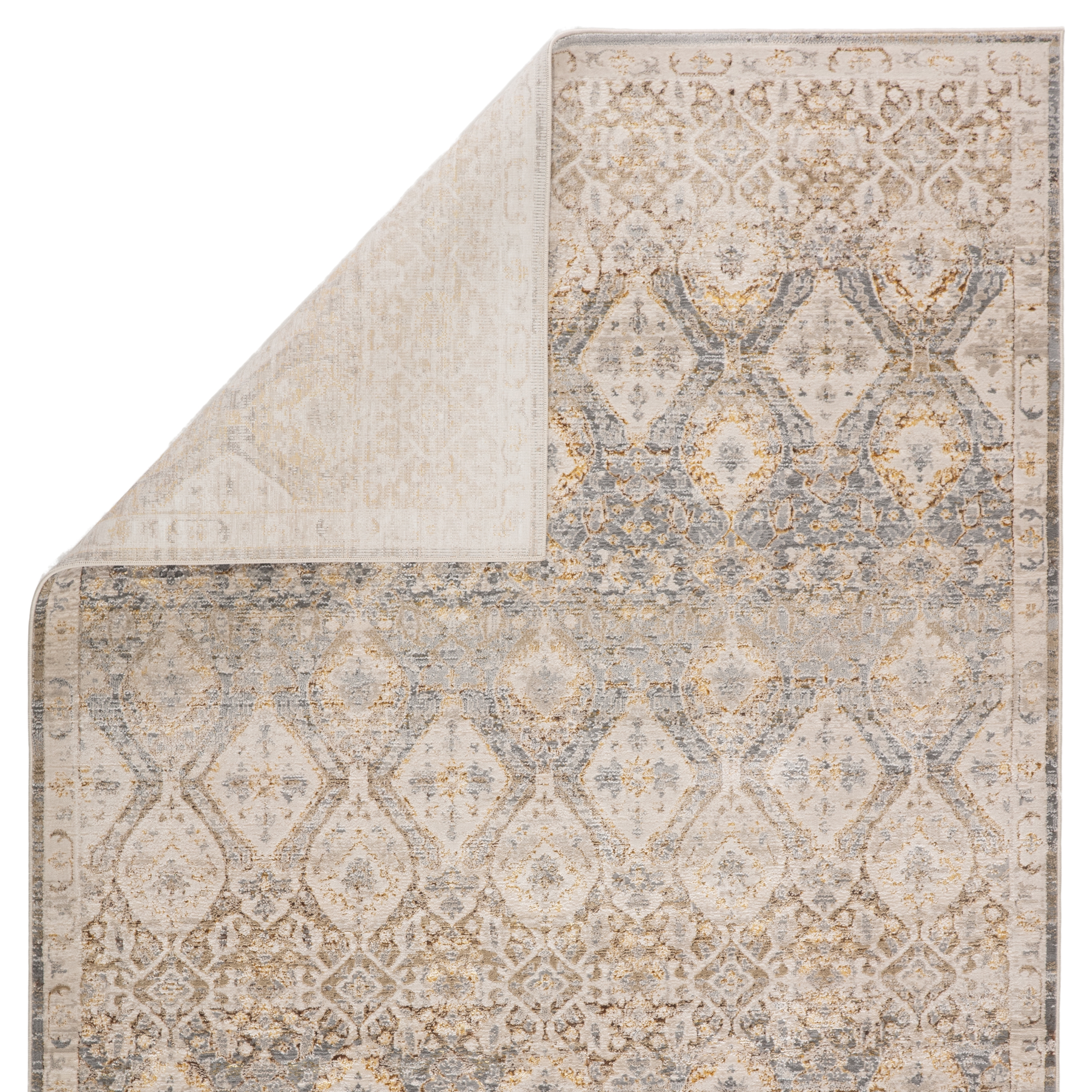 Vibe by Hakeem Oriental Gray/ Gold Area Rug (5'X7'6") - Image 2