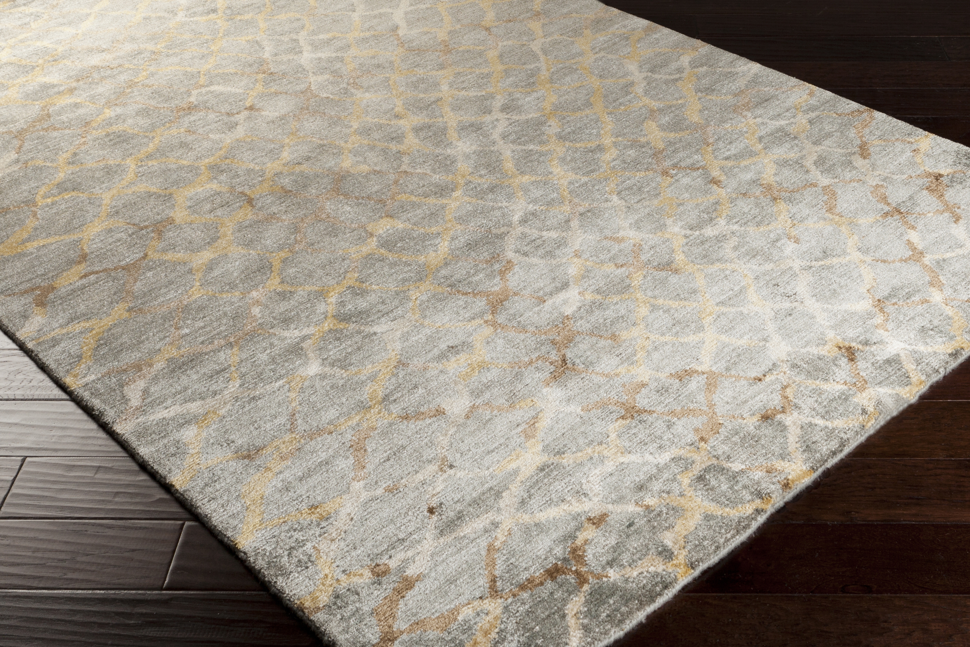 Platinum Beige Indoor 9' x 13' Handmade Rug - Image 2