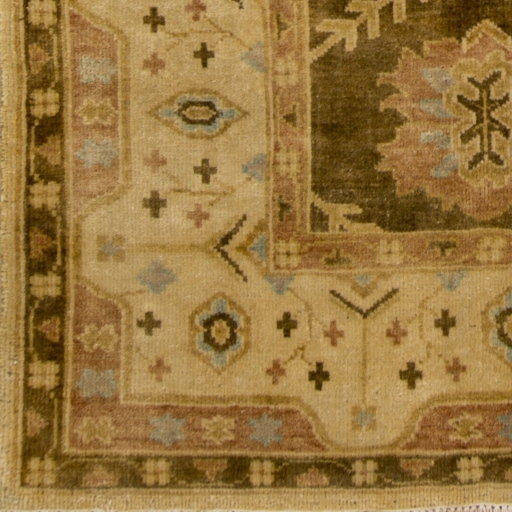 Hillcrest Brown Indoor 5'6" x 8'6" Handmade Rug - Image 0