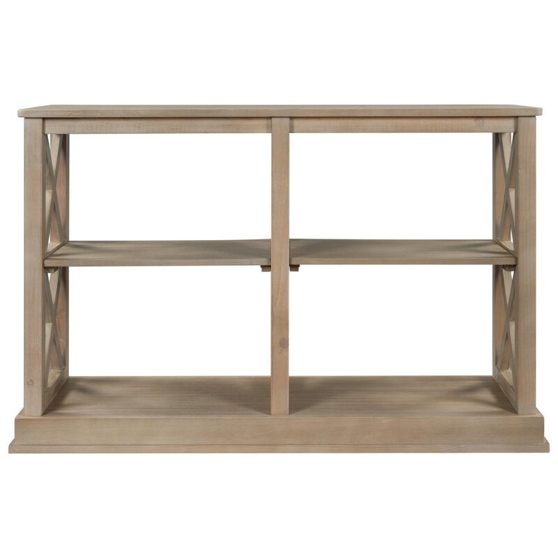 Console Table With 3-Tier Open Storage - Image 5