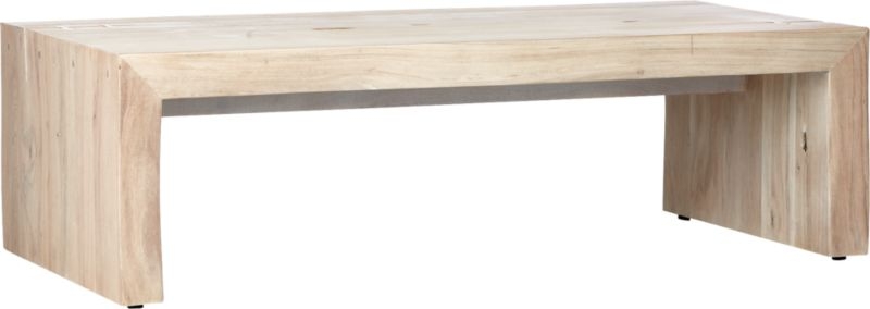 Blanche Bleached Acacia Coffee Table - Image 3