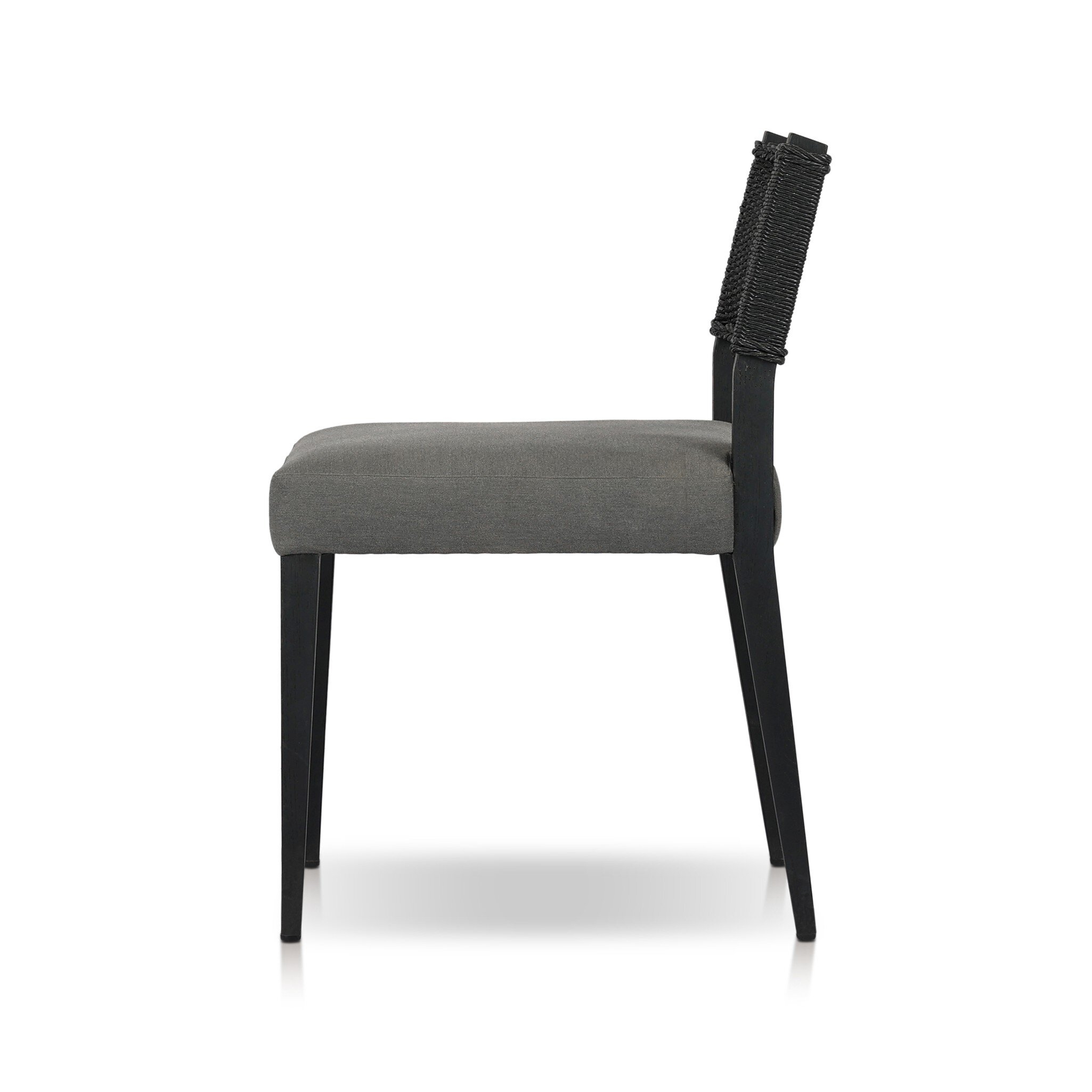 Ferris Outdoor Dining Chair - Arashi Graphite - Image 2