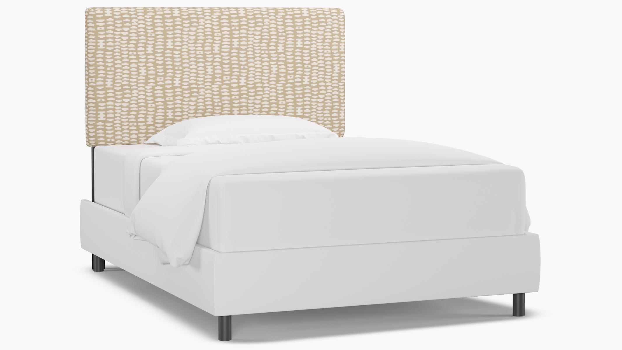 Square Back Headboard, Sand Odalisque, Full - Image 0