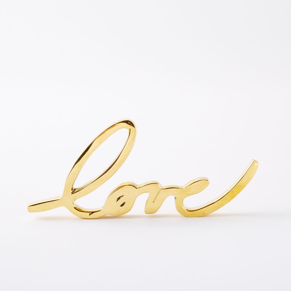 Brass Word Objects, Love - Image 0