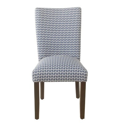 Destin Upholstered Parsons Chair in Blue - Image 0