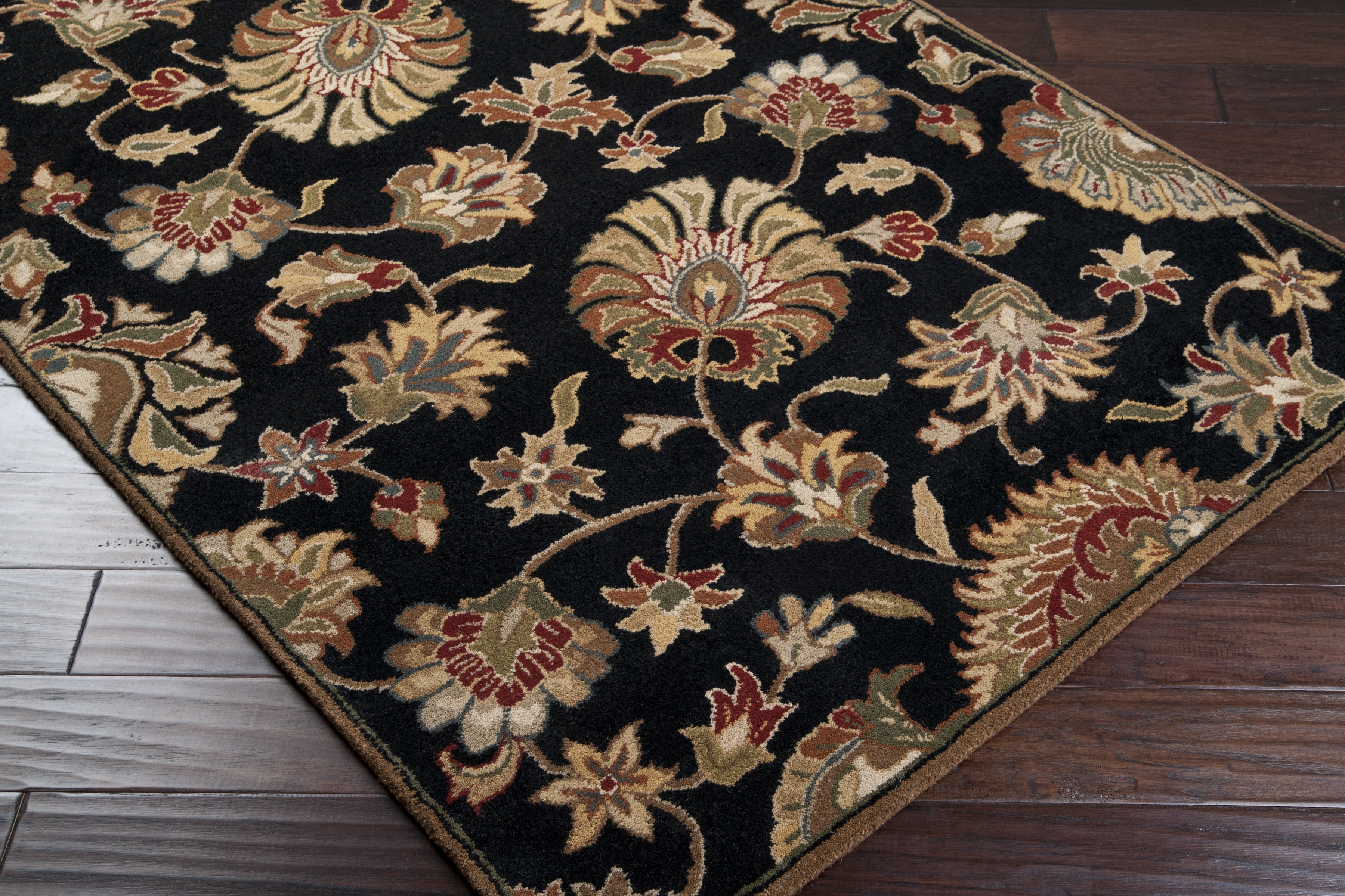 Caesar Black Indoor 10' x 14' Handmade Rug - Image 3