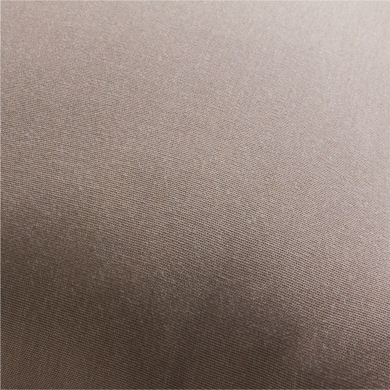 Sunbrella ® 20"x20" Taupe Brown Outdoor Throw Pillow - Image 3