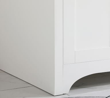 White Cedra Single Sink Vanity, 48" - Image 3
