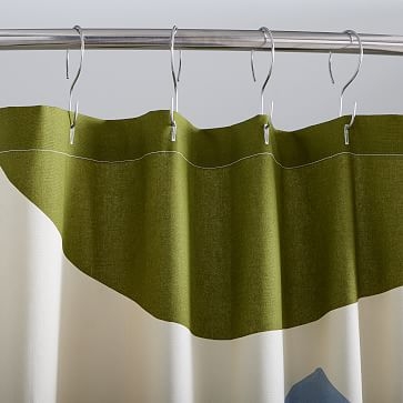 Donna Wilson Balance Shape Shower Curtain, Multi, 72"x74" - Image 2